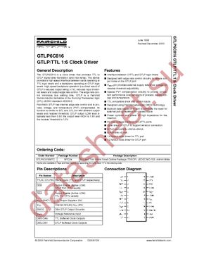 GTLP6C816AMTC datasheet  